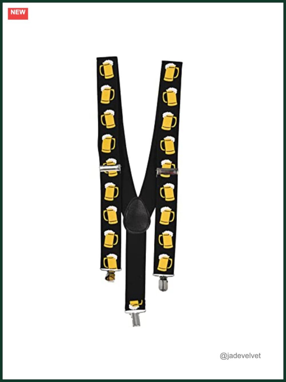 Beer Mug Suspenders Adjustable Adult Party Accessory Novelty Costume